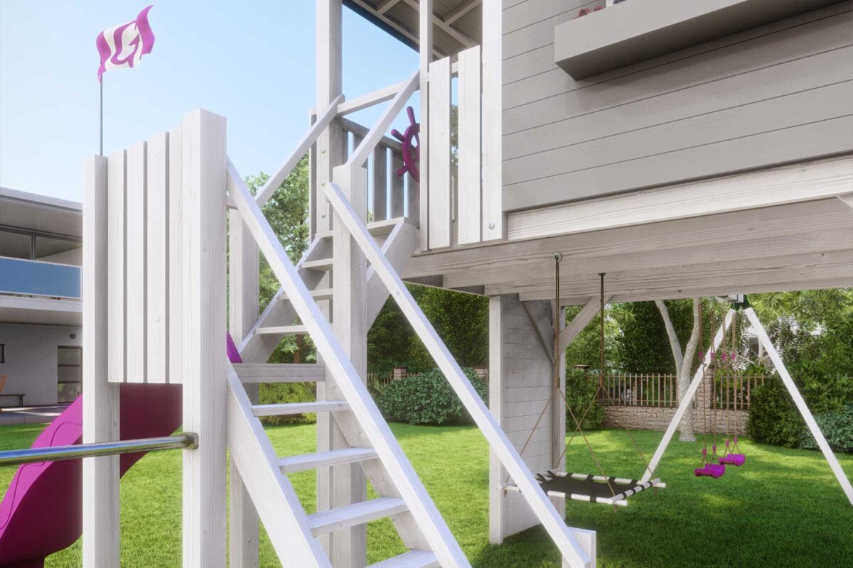 Wie sicher ist ein Spielturm im eigenen Garten? - 