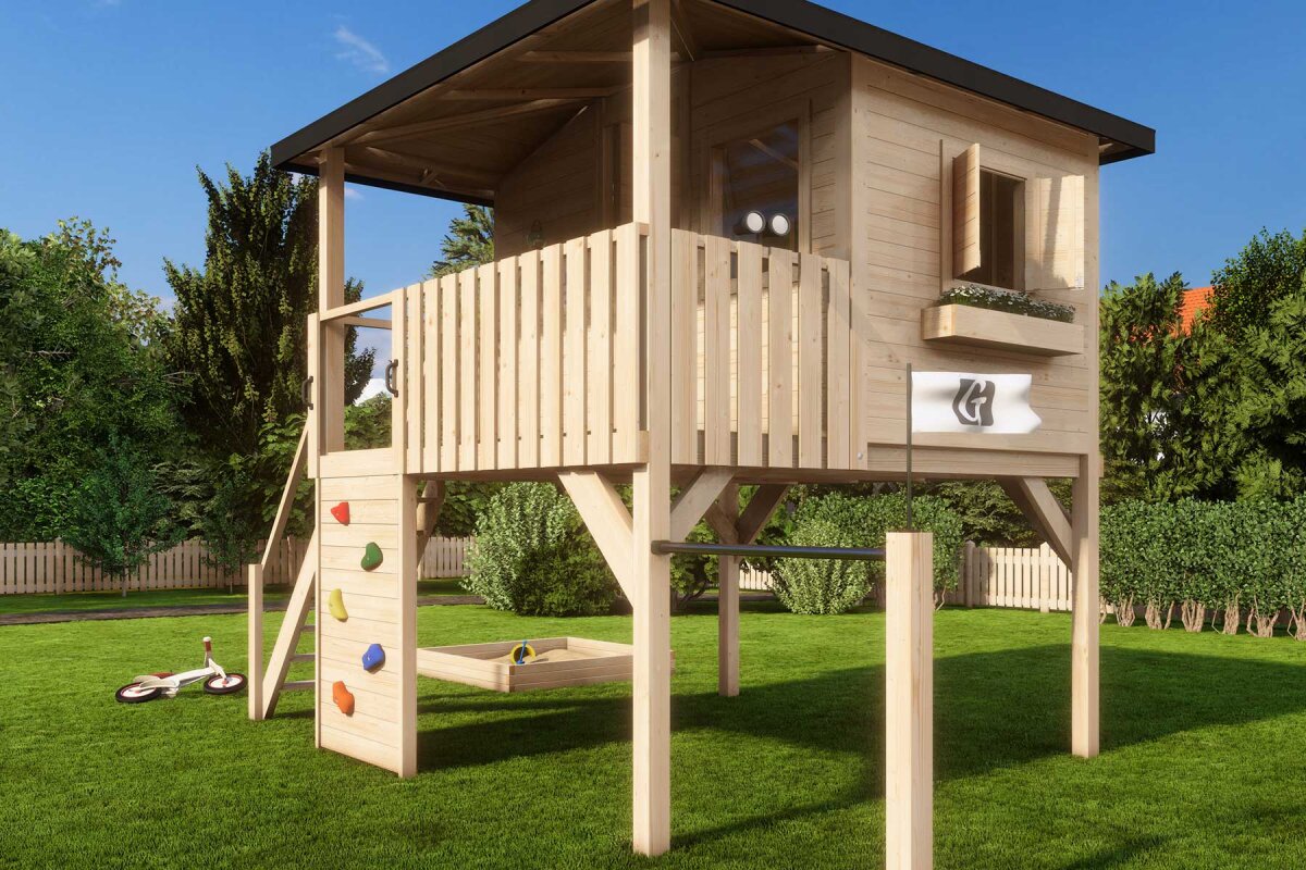 Wie lange hält ein Stelzenhaus aus Holz? - 